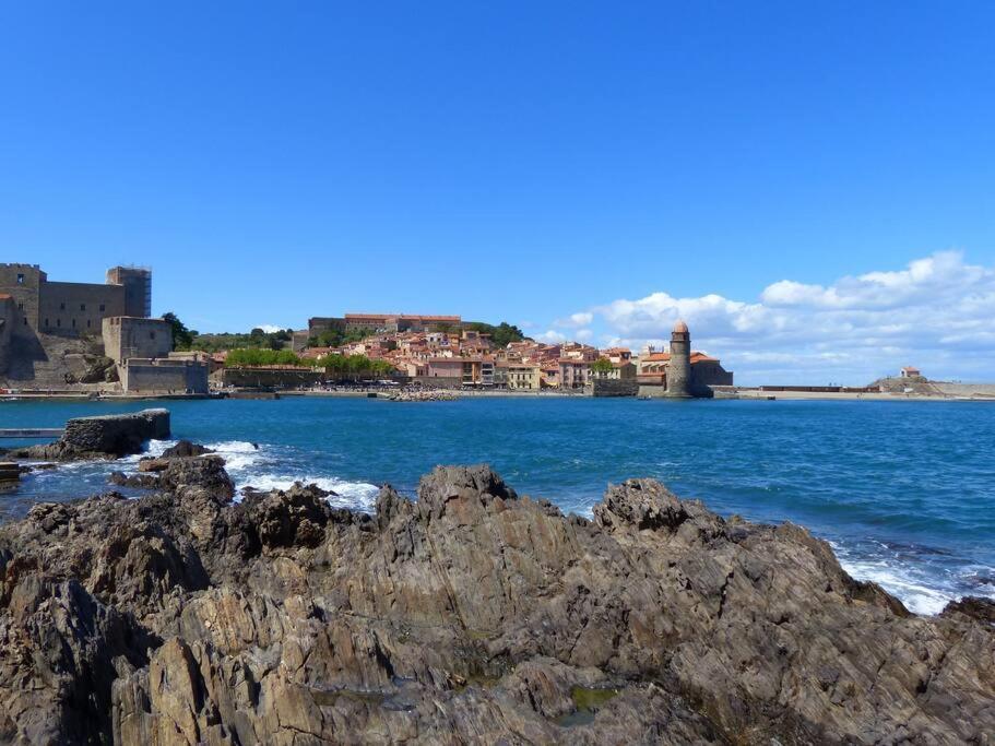 Collioure Appart En Bord De Mer Plage A 50M Clim Garage Location Du Samedi Au Samedi Esterno foto